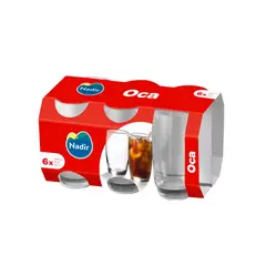 Nadir - Jogo de Copa Oca 300ml 6 Peças 12,5x6,6x6,6 Figueiredo