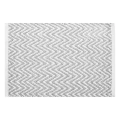 Just Home Collection - Tapete de Banheiro Ziggy Cinza 40x60