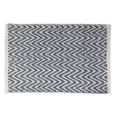 Just Home Collection - Tapete de Banheiro Ziggy Azul 40x60