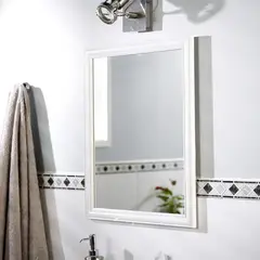 Just Home Collection - Espelho Decorativo 40x50cm Moldura Cores Branco