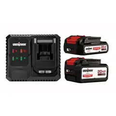 Ubermann - Kit Carregador + 2 Baterias 2.0ah / 4.0ah 220v