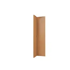 Vert - Kit Porta Camarão Lisa Com Ferragens Madeira Solida MDP Freijó Acabado 210x60x3,5cm Duo Lisa