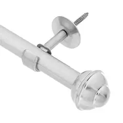 Couselo - Kit Varão para Cortinas Elegance 16203-38 19mm 2,00m Prata