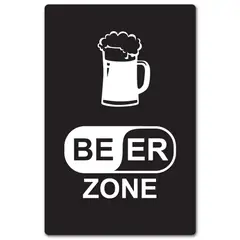 GNA - Quadro Placa Decorativa - Beer Zone