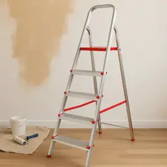 Botafogo Lar e Lazer - Escada Alumínio Doméstica 5 Degraus