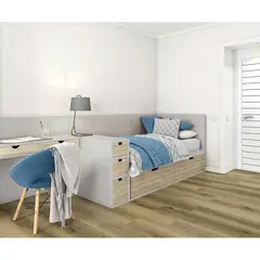 Vinilforte - Piso Vinilico Lvt Cola Carvalho Bege 2mm 19x123 Cx4.72m²