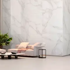Eliane - Porcelanato Munari Branco Acetinado Cinza 120X120cm Caixa 1,44