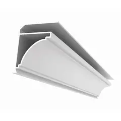 Permatti - Moldura PVC Barra com 4M Branco