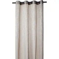 Branyl - Cortina 180x260cm Jacquard Floryl Bege