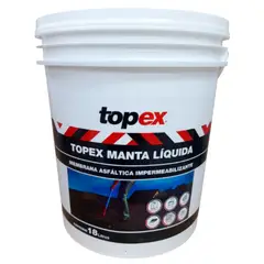 Topex - Manta Líquida Preto Balde 18 Litros