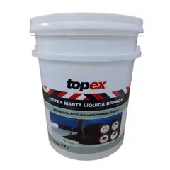 Topex - Manta Líquida Branco Balde 12 kg
