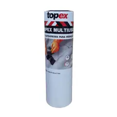 Topex - Fita Asfáltica Alumínio Multiuso Autoadesiva 45cmx10m