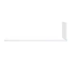 Multivisão - Prateleira com Suporte em L Branco
