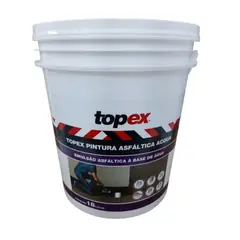Topex - Pintura Asfáltica Acqua Balde 18 Litros