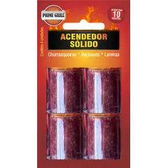 Prime Grill - Acendedor sólido para churrasqueira