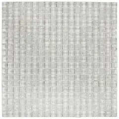 ArtGlass - Pastilha Vidro GG10 30x30cm Branco Craque Art Glass