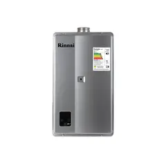 Rinnai - Aquecedor de Água a Gás Bi-Volt Eletrônico GLP (Prata) - 35°C à 60°C - E27