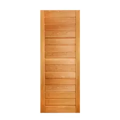 Mapaf - Folha de Porta Madeira Macica Tauari Natural 210x100x3,5cm AD 01