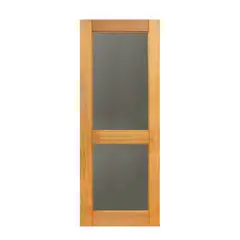Mapaf - Folha de Porta Madeira Macica Tauari Natural 210x80x3,5cm Zurique Wood Glass