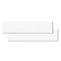 Portobello - Revestimento Mate Esmaltado Branco 10x40cm Bold Caixa 0,78m² Krea Arctic