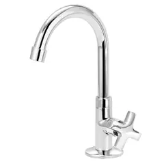 Sensi Dacqua - Torneira para Lavatório com Bica Alta C34 1/4 de Volta Cromada
