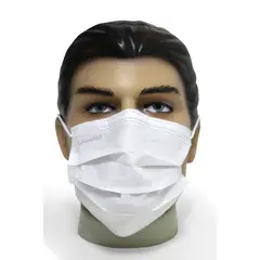 Prevemax - Máscara TNT Tripla com Clip Nasal com 50