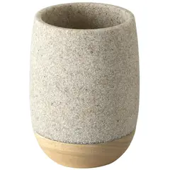 Homy - Porta Objetos Banheiro Resina Sully Sand Just Home Collection