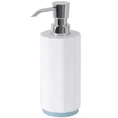 Just Home Collection - Porta Sabonete Líquido em Resina Olson Branco