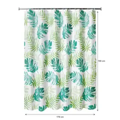 Just Home Collection - Cortina de Banho 12 G Tropical
