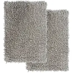 Just Home Collection - Kit 2 Tapetes de Banheiro Algodao Elite