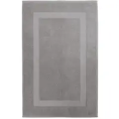 Just Home Collection - Tapete de Banheiro Retangular de Algodão 80x50cm Bege