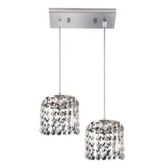 undefined - Pendente  Milano Redon Cristal Rd 2L G9 LLUM
