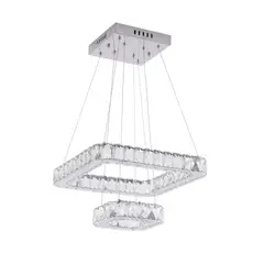 Llum - Pendente Tokio Led Quadrado 400X400mm 36W 3000K Luz Amarela Bivolt