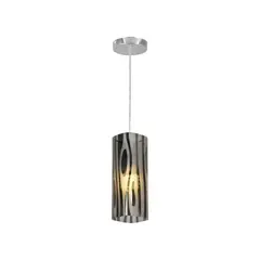 Llum - Pendente Mirage 10X10X27 1L E27 Zebra Fo