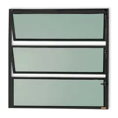 Brimak - Janela Basculante Alumínio Preto 60x40x2,3cm Master