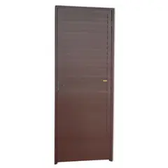 Brimak - Porta Veneziana Alumínio Corten Esquerda 210x80x4,6cm L.25