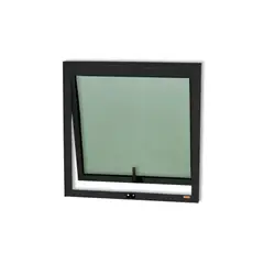 Brimak - Janela Maxim-ar Alumínio Preto 60x60x3cm Confort