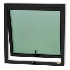 Brimak - Janela Maxim-ar Alumínio Preto 60x80x3cm Confort
