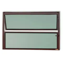 Brimak - Janela Basculante Alumínio Corten 40x80x2,3cm Master