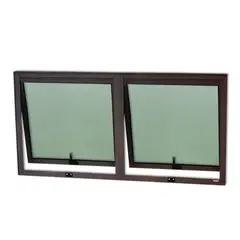 Brimak - Janela Maxim-ar Duplo Alumínio Corten 60x120x3cm Confort