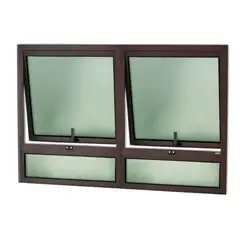 Brimak - Janela Maxim-ar Duplo c/Band Alumínio Corten 80x120x3cm Confort
