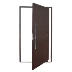 Brimak - Porta Pivotante Alumínio Corten Esquerda 210x100x4,6cm Super 25