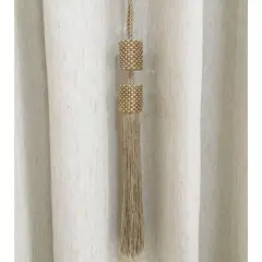 Bella Arte - Abraçadeira Infinity Cilindro Duplo com Franjas Fendi