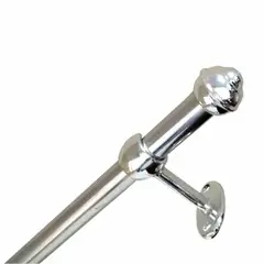 Bella Arte - Kit Varão 3,00m 28mm Grosso Aluminio Pratiko pro