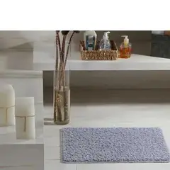 undefined - Tapete de Banheiro Algodão High 45x60cm Cinza