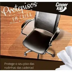 Kapazi - Pretetor de Piso Flexivel 85CM X 1,20M Transparente