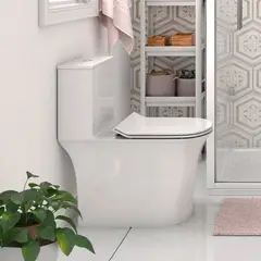 Sensi Dacqua - Vaso Sanitário Monobloco 3/6L Bilbao Branco Sensi D'acqua
