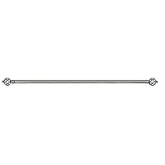 Evolux - Kit de Varão Extensível Coroa 120 a 210cm 28mm Cromado