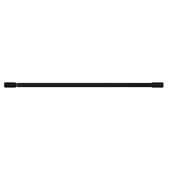 Evolux - Kit de Varão Extensível Cilíndrica 160 a 300cm 28mm Preto