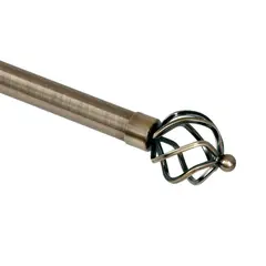 Conthey - Kit de Varão Extensível Coroa 160 a 300cm 28mm Ouro Velho